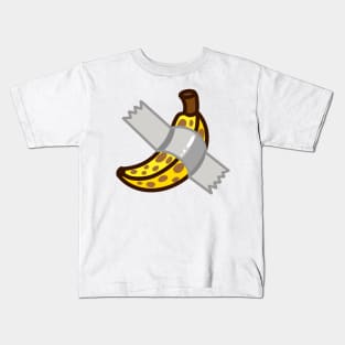 Miami art faire banana duct tape madness Kids T-Shirt